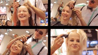 Ladies shave their heads for new Ipad 4K remaster and edit [upl. by Pilar]