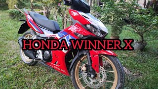 HONDA WINNER X ABS how to operate and walk around view winnerx2024 [upl. by Nirrek]