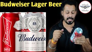 Budweiser lager Beer Review amp Taste  Budweiser NosePrice Premium Segment Beer [upl. by Amy736]