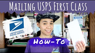 How To Mail USPS First Class Envelopes amp Packages with Stamps [upl. by Ydwor]