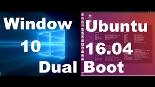 How to Install Ubuntu 1604 with Windows 10 in Dual boot [upl. by Asserac]