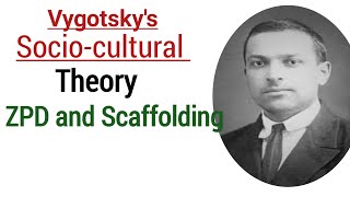 Vygotskys Theory of sociocultural Development in Hindi  ZPD and Scaffolding in Hindi [upl. by Orhtej]