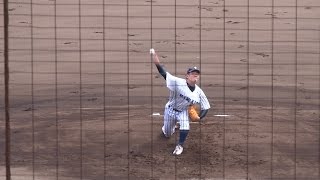 2016617・19 【埼玉西武 6位】 田村伊知郎 （立教大学） 4年生 大学日本代表選考合宿 149kmh 計測 [upl. by Krasner829]