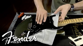 How To  Changing Your Accessory Kit Pickguard Knobs amp Covers  Fender [upl. by Grim]