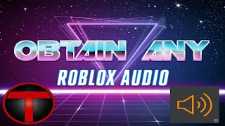 Roblox How to obtain any audio file from any Roblox game and some other extra stuff I guess idk [upl. by Rengia723]