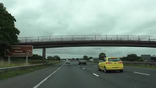 Driving On The M5 Motorway From Taunton Deane Services To M5 Motorway J31 Plymouth A38 England [upl. by Yffat517]