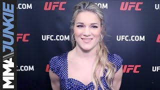 Felice Herrig backstage interview at UFC Fight Night 124 [upl. by Gnidleif]