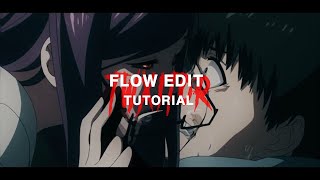 How to twixtor for FLOW EDIT in AE  AMV Tutorial [upl. by Nudnarb]