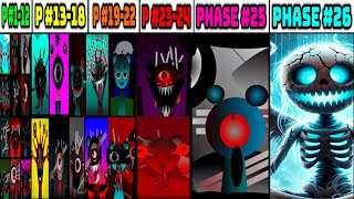 Phase 1 VS Phase 2 VS Phase 3  4 VS Phase 5 VS Phase 6 VS Phase 71626 in Incredibox Sprunki [upl. by Inanuah981]