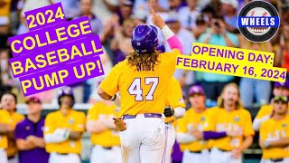 2024 COLLEGE BASEBALL PUMP UP [upl. by Ahsitnauq48]