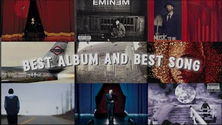 eminems albums  worst to best  with eminems best songs in his albums [upl. by Vinay331]