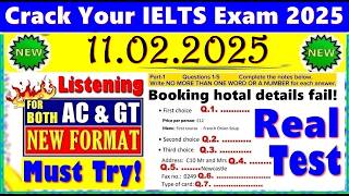 IELTS LISTENING PRACTICE TEST 2025 WITH ANSWERS  11022025 [upl. by Charpentier]