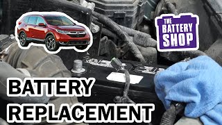 Honda CRV 20022019  New Battery Install [upl. by Adnilym]