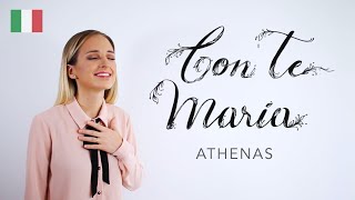 Athenas  Con Te Maria  Musica Cattolica Contigo Maria en italiano [upl. by Levitt]