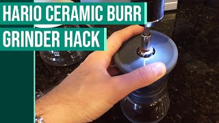 Hario Ceramic Burr Grinder Hack  Hario V60 Kit [upl. by Acinomahs987]