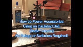 Lionel 140 Banjo Signal wired using an isolated rail with track power [upl. by Anitac276]