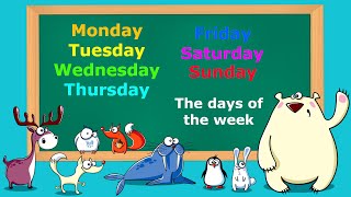 The days of the Week Kids song Учим английский Дни недели [upl. by Milewski]