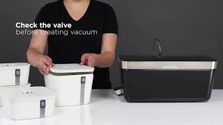 Vacuvita HOW TO use vacuum containers [upl. by Aikcin15]