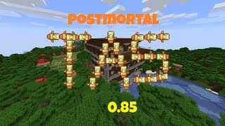 Minecraft Postmortal Advancement in 083s TAS read description [upl. by Nakhsa]