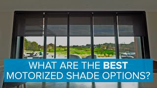 What are the Best Motorized Shade Options [upl. by Ashla]