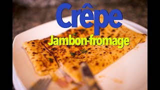 Recette crêpe jambonfromage [upl. by Luben]