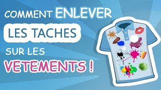 Enlever les taches des vêtements [upl. by Ilagam]