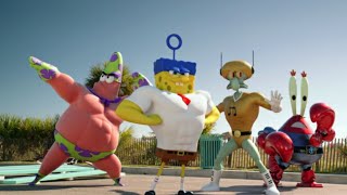 Spongebob Movie Sponge Out Of Water End Credits With Ocean Man [upl. by Alleiram]