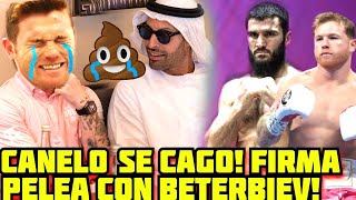 Canelo se Cago Le ofrecen pelea con Artur Beterbiev en 2025 Y la Rechazo SE Cago DE MIEDO o firmo [upl. by Leitman]