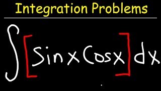 Integral of sinx cosx [upl. by Acirre]