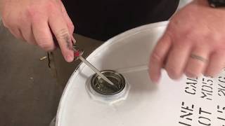 Drum Bung Removal with Screwdrivers [upl. by Nakhsa91]