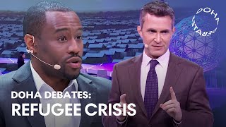 The Global Refugee Crisis  FULL DEBATE  Doha Debates  Douglas Murray Marc Lamont Hill and More [upl. by Phyl]