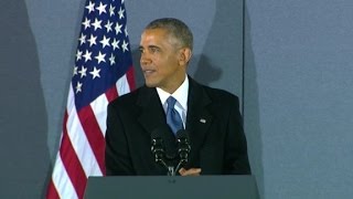 Obama speaks after Trump inauguration [upl. by Yellhsa]