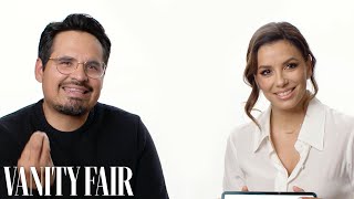 Eva Longoria and Michael Peña Teach You Mexican Slang  Vanity Fair [upl. by Oiraved]