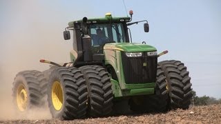 Pitstick Farms  John Deere 9560R and 9530 Tractors on 572013 [upl. by Bushore877]