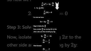 Master Implicit Differentiation in Minutes 🚀 Easy Steps Explained PART 1 [upl. by Dazraf905]