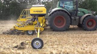 Claydon Hybrid Drill  Strip Tillage Technique [upl. by Rosemonde]