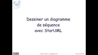 Diagramme de séquence avec StarUML [upl. by Geri]