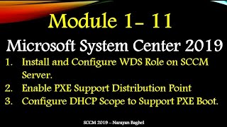 How to Enable PXE Boot and Install WDS  DHCP Role Step by Step Microsoft System Center 2019  11 [upl. by Dmitri]