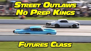 Street Outlaws No Prep Kings Futures Class National Trail Raceway 2022 [upl. by Adnoloy]