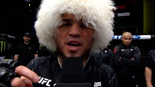 Umar Nurmagomedov Octagon Interview  UFC Vegas 67 [upl. by Brenk]