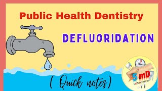 Defluoridation of water Nalgonda technique  Public Health Dentistry quick lecture [upl. by Eivla]