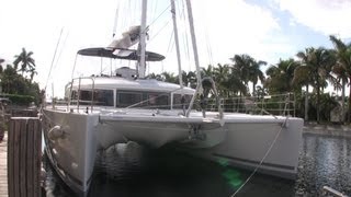 Lagoon 560 catamaran Walk through and sea trial [upl. by Eseerehs]