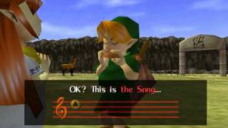 Legend of Zelda Ocarina of Time Walkthrough 03 25 quotEponas Songquot [upl. by Aleekat]