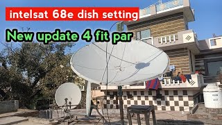 INTELSAT 20 at 685°E डिछ सेटिंग  68e strong frequency  intelsat 20 new update [upl. by Einyaj]