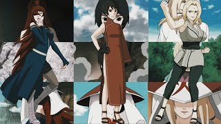 girls kages Tsunade Mei Terumi kurotsuchi AMV  Kings and queens  Naruto [upl. by Annid]