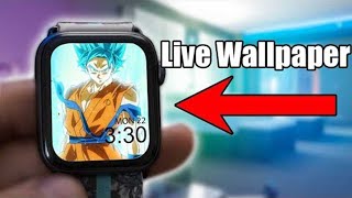 How To Make Live Wallpapers On Your Apple Watch  UPDATE Series 08 [upl. by Eversole]