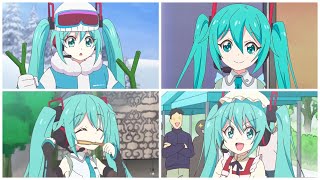 初音ミクとの全シーン 2022 第3期 邪神ちゃんドロップキック Jashinchan Dropkick on My Devil ENG SUBS [upl. by Samuelson]