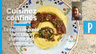 La recette de la saucisse de Toulouse  purée d’Hélène Darroze [upl. by Einatirb]