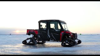 TRACKER 800SX Crew Ice Fishing with Chase amp Gary Parsons [upl. by Lubba]