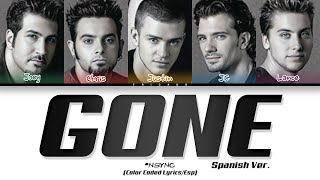 NSYNC  Gone Spanish Version Color Coded Lyrics EngEsp [upl. by Tewell]